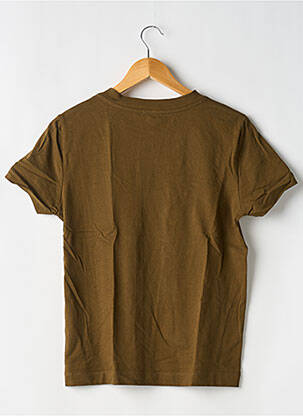 Tricou croială dreaptă mâneci scurte maro MAISON 123 femeie