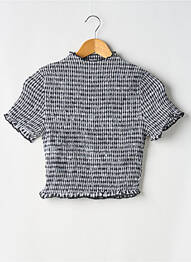 Top elasticitate mâneci scurte negru PEPPERMAYO femme