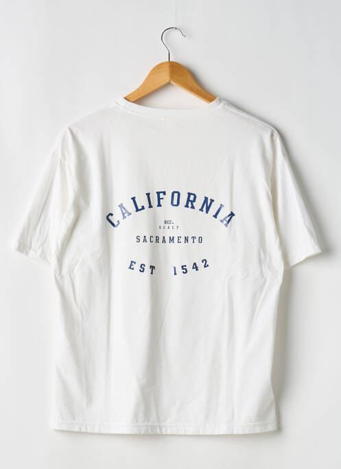 Tricou alb QUIA PA bărbat