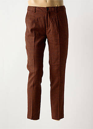Pantalon slim închidere cu fermoar sub clapetă cu nasturi portocaliu SCOTCH & SODA bărbat