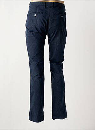 Pantalon slim închidere cu fermoar sub clapetă cu nasturi albastru JOE RETRO bărbat