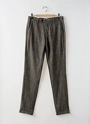 Pantalon slim închidere cu fermoar sub clapetă cu nasturi gri JACK & JONES bărbat