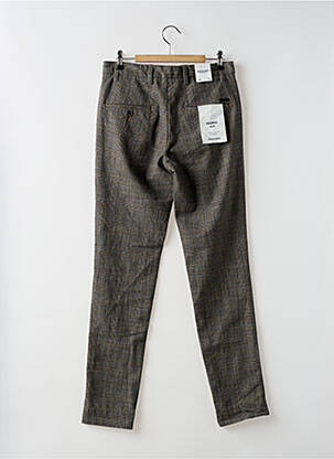 Pantalon slim închidere cu fermoar sub clapetă cu nasturi gri JACK & JONES bărbat