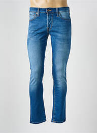 Blugi cu croială slim elasticitate mărime normală albastru JACK & JONES bărbat
