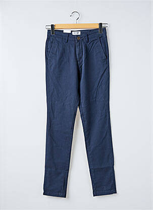 Pantalon chino elasticitate mărime normală albastru JACK & JONES bărbat