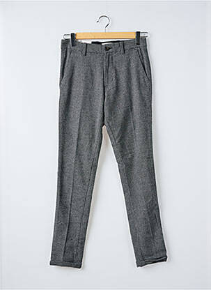 Pantalon chino elasticitate mărime normală negru JACK & JONES bărbat