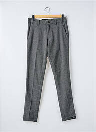 Pantalon chino elasticitate mărime normală negru JACK & JONES bărbat