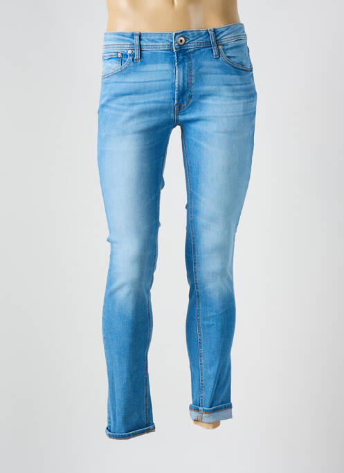 Blugi skinny albastru JACK & JONES bărbat