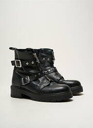 Botine/ghete material neted toc plat până la 3 cm negru SAN MARINA femme