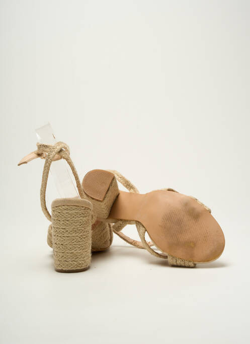 Sandale/Pantofi decupați bej SANS MARQUE femeie