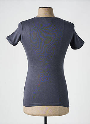 Tricou serigrafie mâneci scurte gri LOGOSHIRT femeie