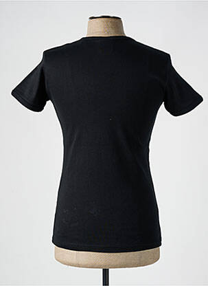 Tricou elasticitate mâneci scurte negru LOGOSHIRT bărbat