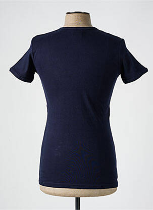 Tricou elasticitate mâneci scurte albastru LOGOSHIRT bărbat