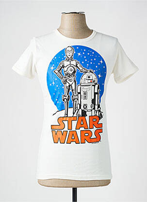 Tricou bej LOGOSHIRT bărbat