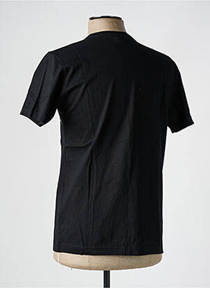 Tricou elasticitate mâneci scurte negru LOGOSHIRT bărbat