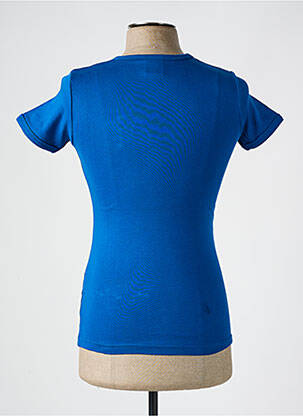 Tricou elasticitate mâneci scurte albastru LOGOSHIRT bărbat