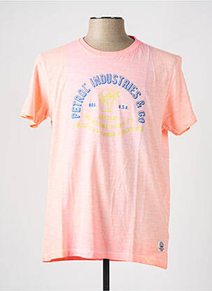 Tricou portocaliu PETROL INDUSTRIES bărbat