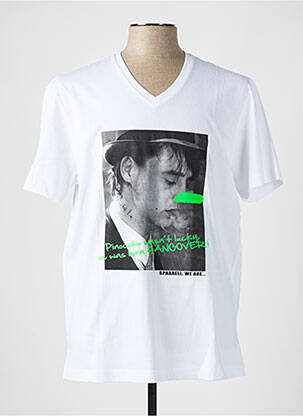 Tricou alb SPHARELL bărbat