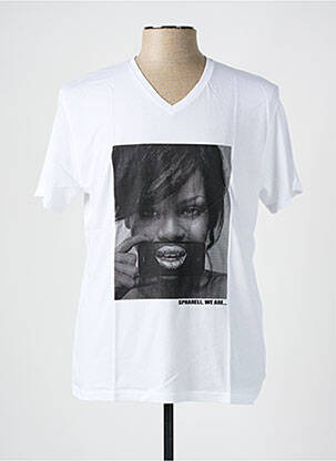 Tricou elasticitate mâneci scurte alb SPHARELL bărbat