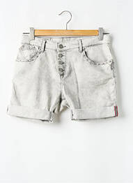 Șort țesătură denim gri LE TEMPS DES CERISES fille
