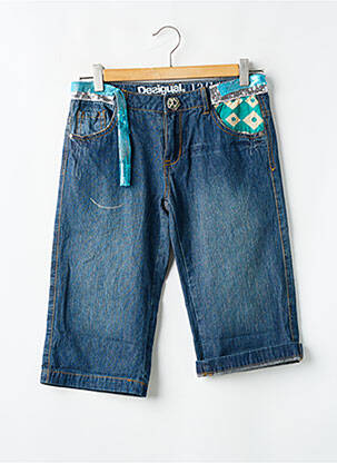 Bermudă albastru DESIGUAL fată