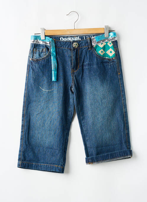 Bermudă albastru DESIGUAL fată