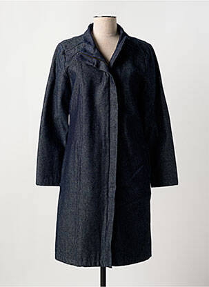 Palton lung albastru BEYOUK femeie