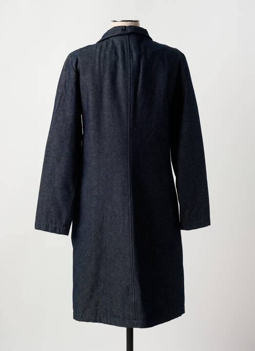 Palton lung albastru BEYOUK femeie