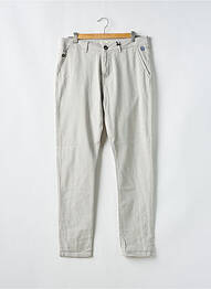 Pantalon chino elasticitate mărime normală gri REDMAN homme