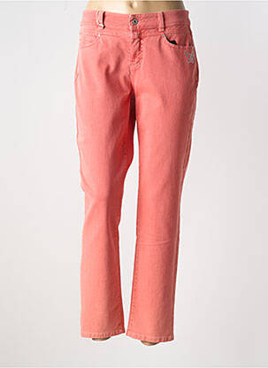 Blugi cu croială slim portocaliu ANNA MONTANA femeie