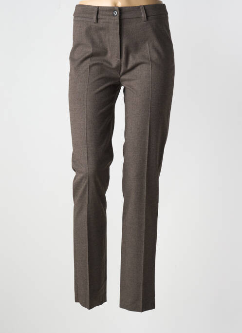 Pantalon slim maro ANNA MONTANA femeie
