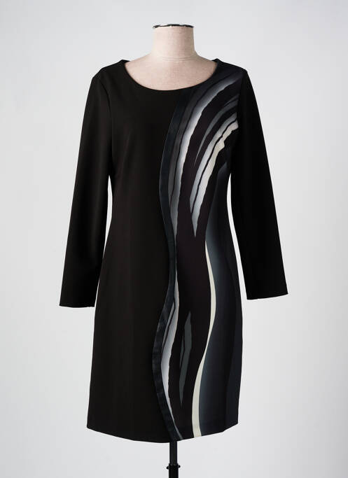 Rochie midi negru EVALINKA femeie