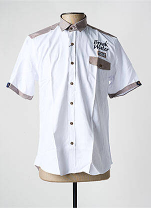 Cămașă cu mâneci scurte alb CAP 10 TEN bărbat