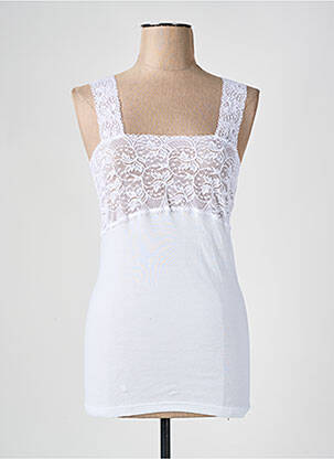 Top alb CON-TA femeie