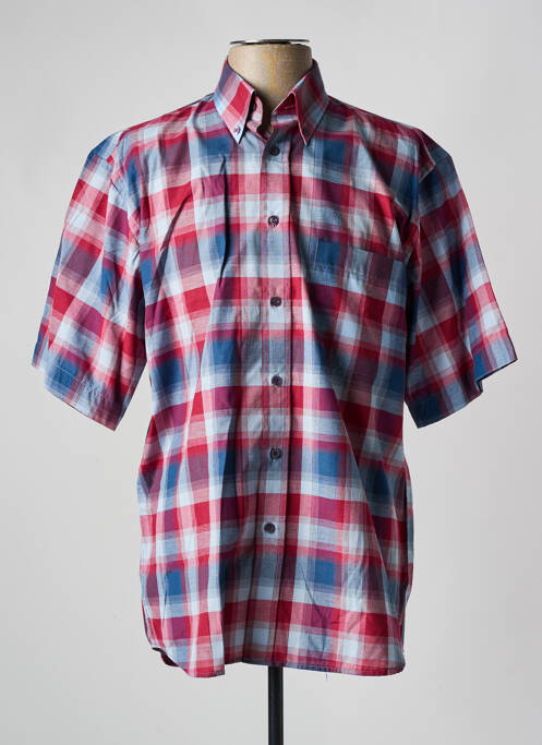 Cămașă cu mâneci scurte roșu LOUIS VICTOR bărbat