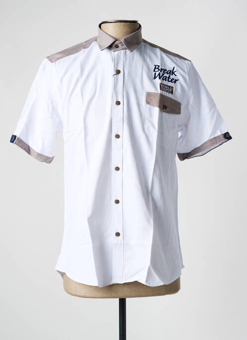 Cămașă cu mâneci scurte alb CAP 10 TEN bărbat