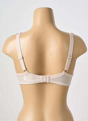 Sutien efect material satinat bej SUSA femeie