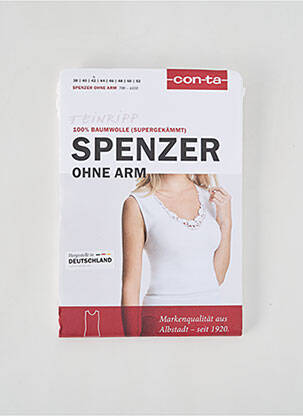 Top/Caraco alb CON-TA femeie