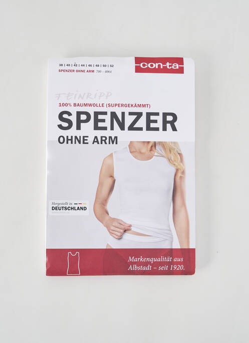 Top/Caraco alb CON-TA femeie