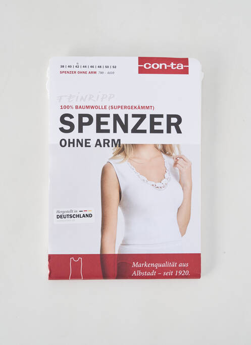 Top/Caraco alb CON-TA femeie