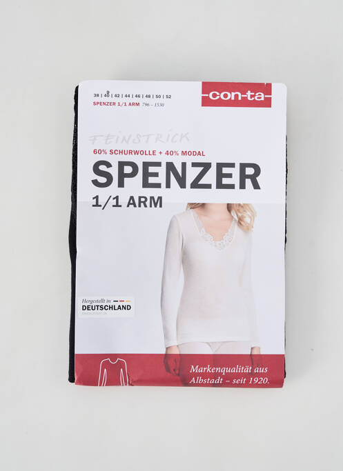 Top/Caraco negru CON-TA femeie