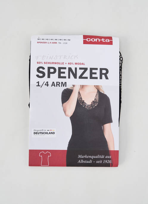 Top/Caraco negru CON-TA femeie