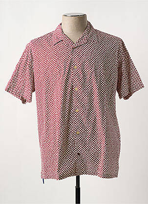 Cămașă cu mâneci scurte roșu SERGE BLANCO bărbat