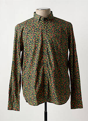 Cămașă cu mâneci lungi verde SERGE BLANCO bărbat