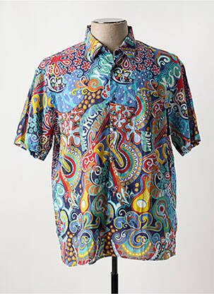 Cămașă cu mâneci scurte albastru SERGE BLANCO bărbat