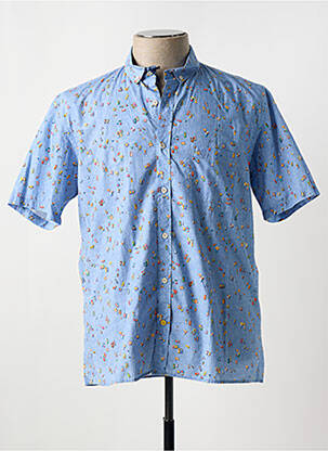 Cămașă cu mâneci scurte albastru SERGE BLANCO bărbat