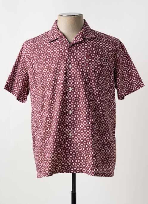 Cămașă cu mâneci scurte roșu SERGE BLANCO bărbat