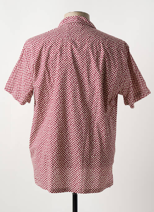 Cămașă cu mâneci scurte roșu SERGE BLANCO bărbat