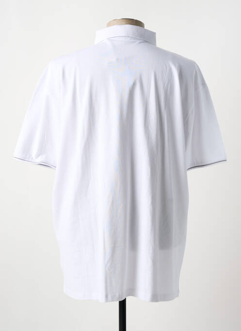 Polo alb SERGE BLANCO bărbat