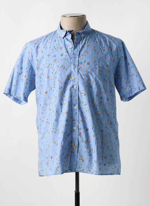 Cămașă cu mâneci scurte albastru SERGE BLANCO bărbat